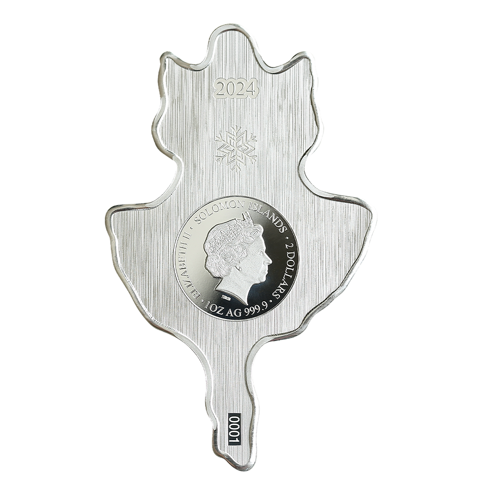 Miniature : THE SUGAR PLUM FAIRY Pamp Nutcracker 1 Oz Silver Coin 2$ Solomon Islands 2024