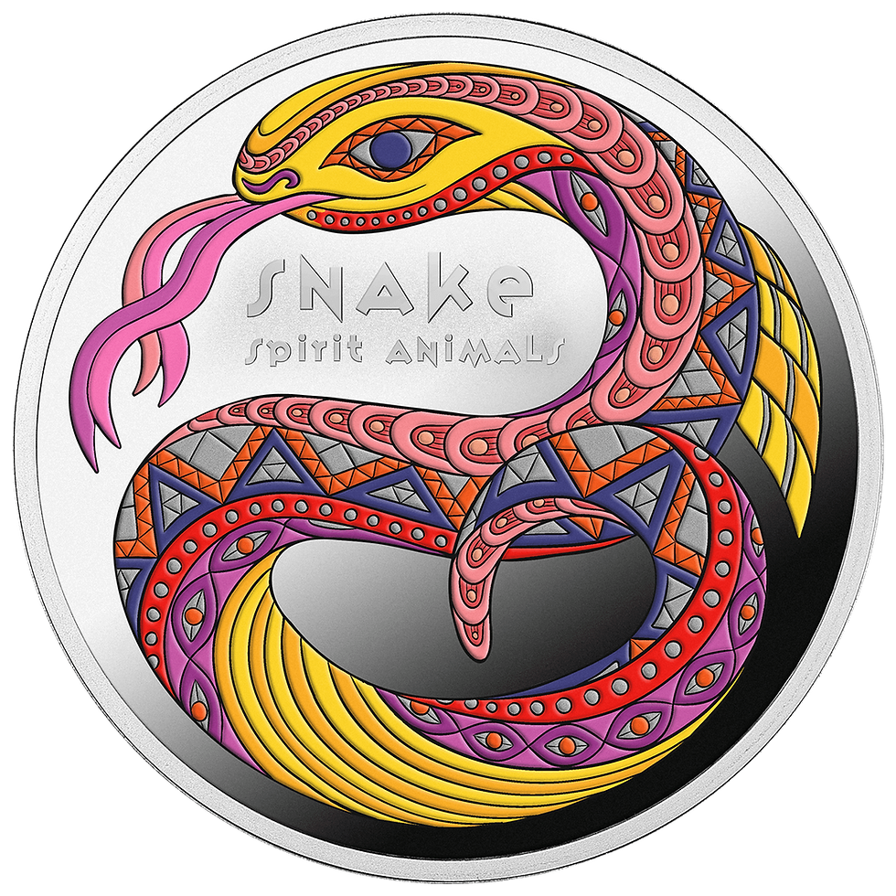 Thumbnail: SNAKE - Spirit Animals - 17.5g Silver Coin $1 Niue 2025
