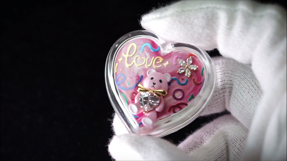 Miniatura: Happy Valentine's Day - Lucky Bear 20g Silver Coin $1 Niue 2025
