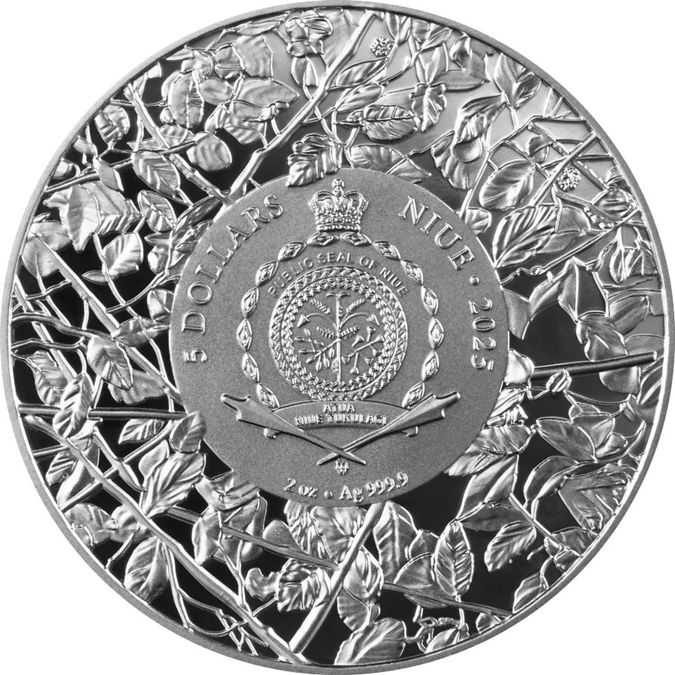 Miniature : Red Panda - Representatives Of The Species HR - 2oz .999 Silver $5 Niue 2025