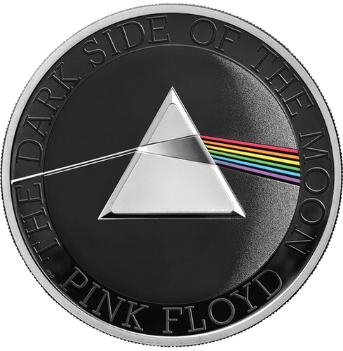 PINK FLOYD The Dark Side of the Moon Music Legends 1oz Silver