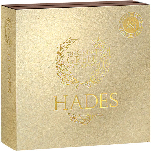 Miniatura: Hades The Great Greek Mythology 2 oz Antique finish Silver 2000 Francs CFA 2025