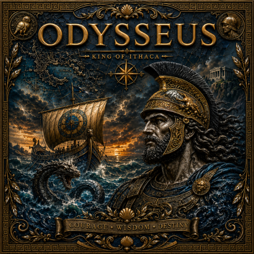 Thumbnail: ODYSSEUS – KING OF ITHACA 1 KG COPPER Medal 2026