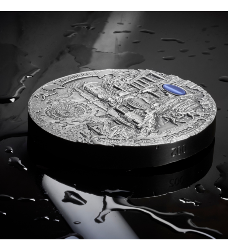 Miniatura: Season of Storms - The Witcher Book Series, 1kg Kilo High Relief Silver 2025