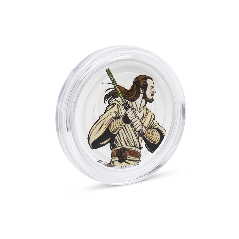 Thumbnail: Star Wars - Qui-Gon Jinn vs Darth Maul - 1oz Silver Medallion 2025