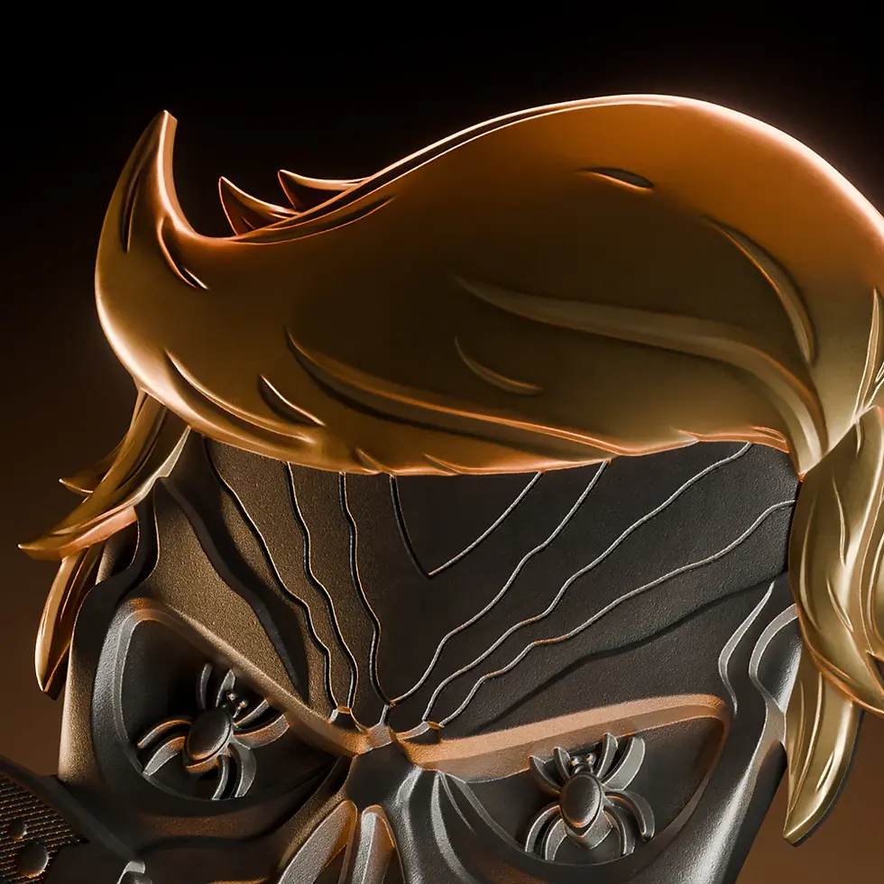 Miniatura: Trump Punisher 1 oz Pure Silver Collectible