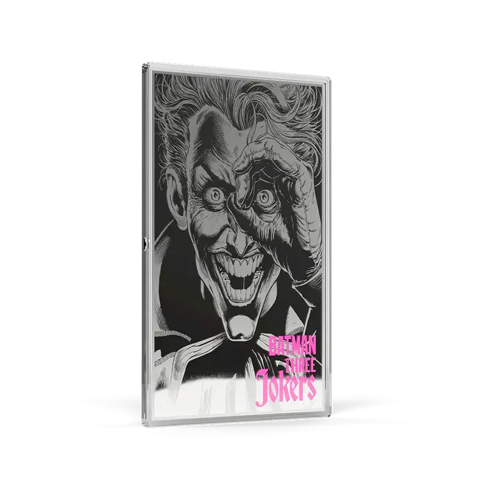 Miniatura: Batman Three Jokers #3 - The Comedian - 1 oz Silver Collectible Foil