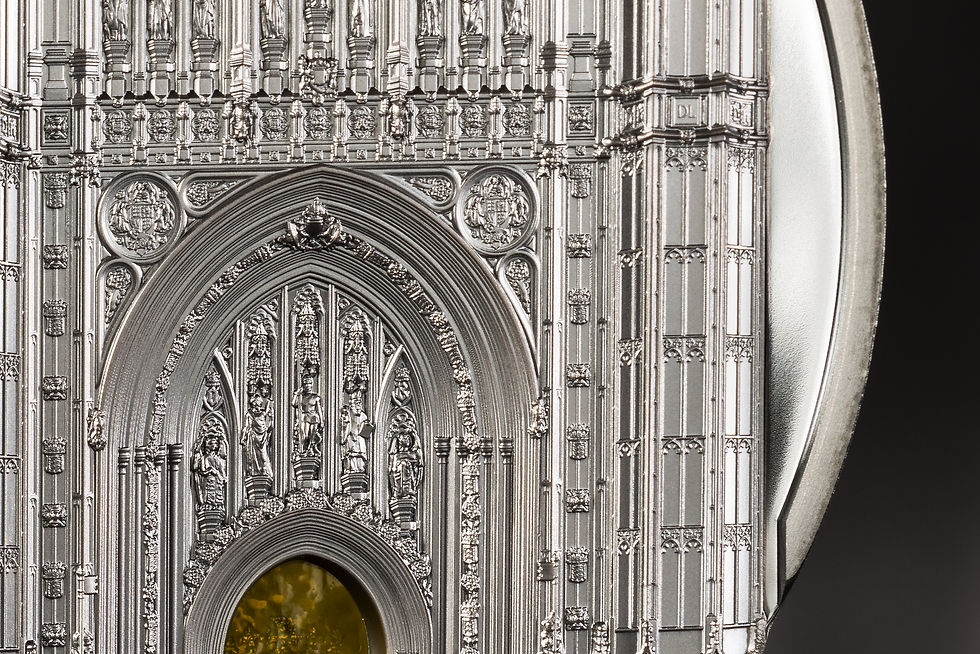 Miniatura: PALACE OF WESTMINSTER Tiffany Art Metropolis 5 Oz Silver Coin 25$ Palau 2023