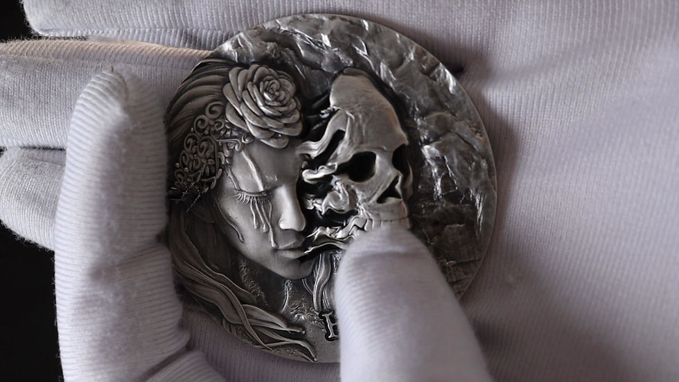 Miniature : Norse Blessing - Hel - 2oz .999 High Relief Silver Coin - 2000F Cameroon 2025