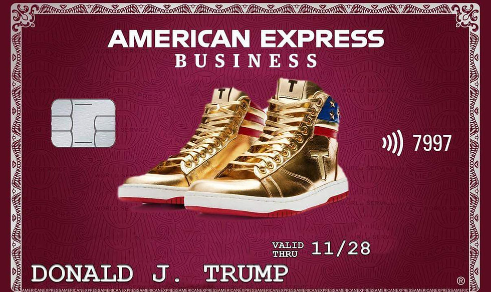 Miniatura: 2024 Trumps MAGA Gold Sneakers Edition 1 Oz .999 Silver Bar