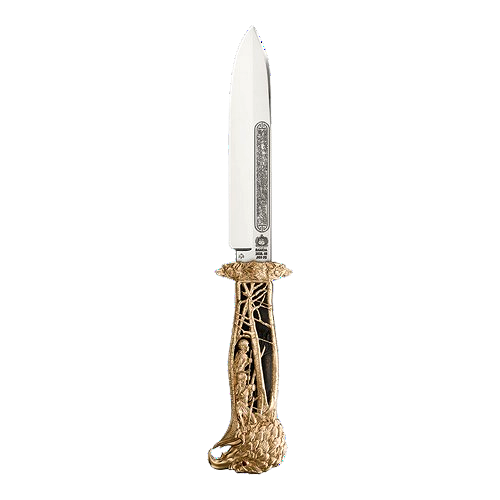 Thumbnail: Theodore Roosevelt's Hunting Knife 2 oz Pure Silver Coin $5 Samoa 2025