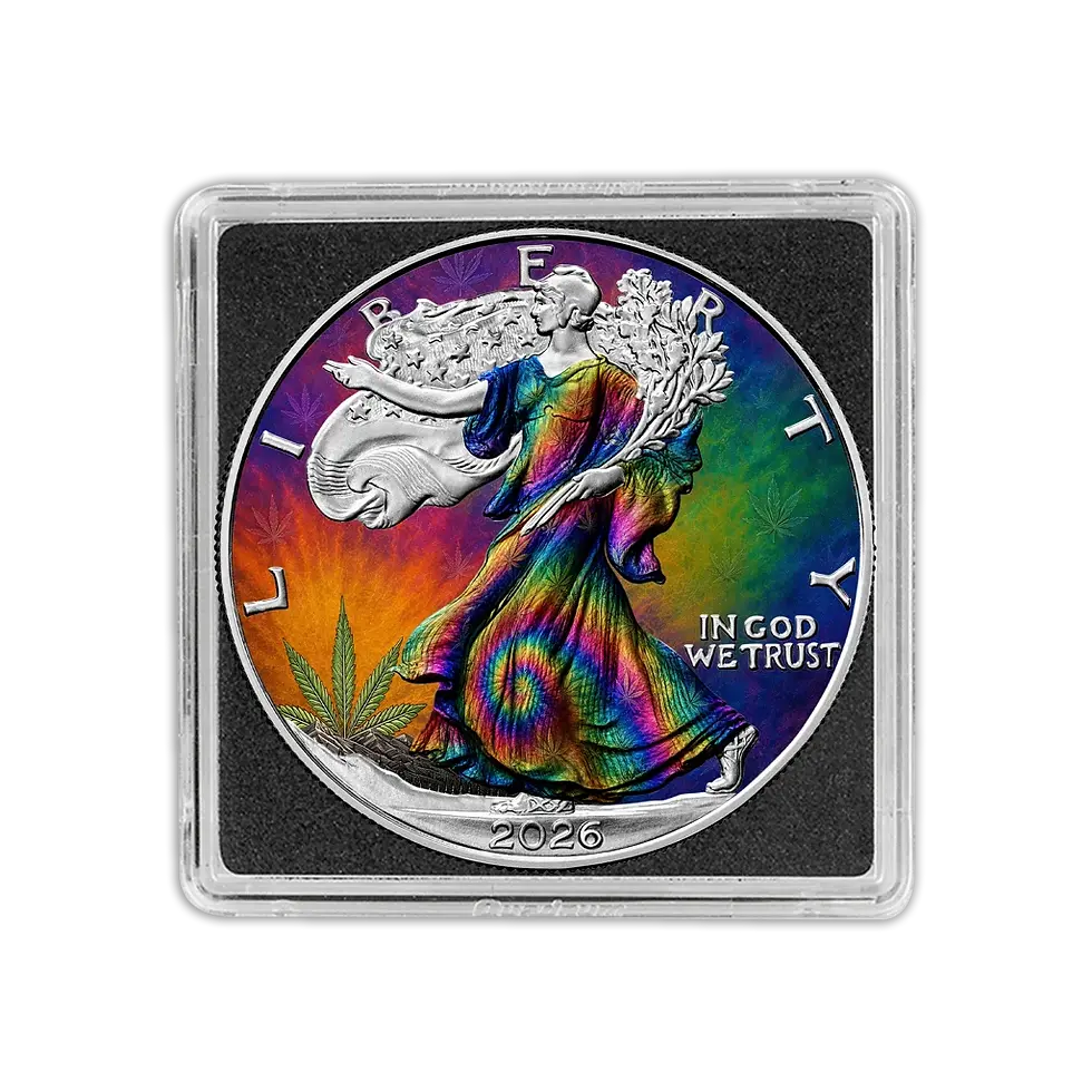 Thumbnail: 2026 U.S. Eagle Weed Edition 1 oz .999 Silver Coin