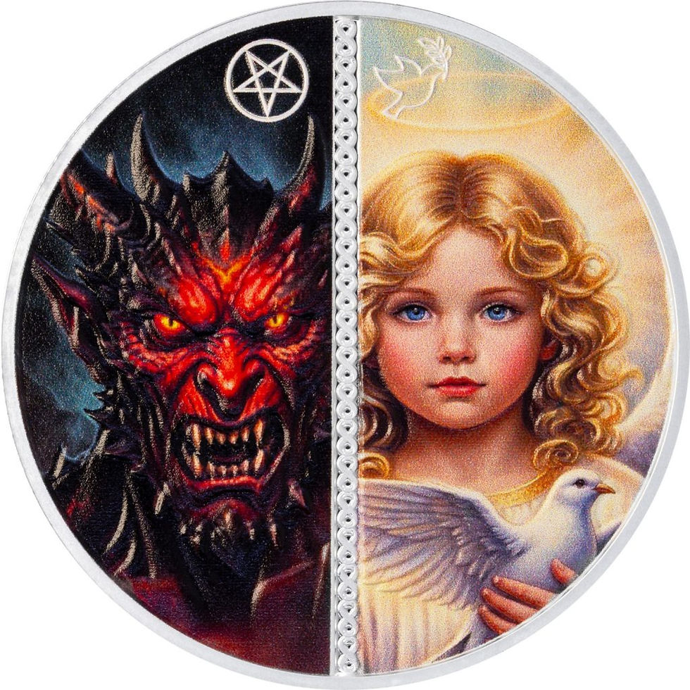 Miniatura: Angel & Devil - Good & Evil: Infinite Duality Paradox - 1oz 999 Silver 2026