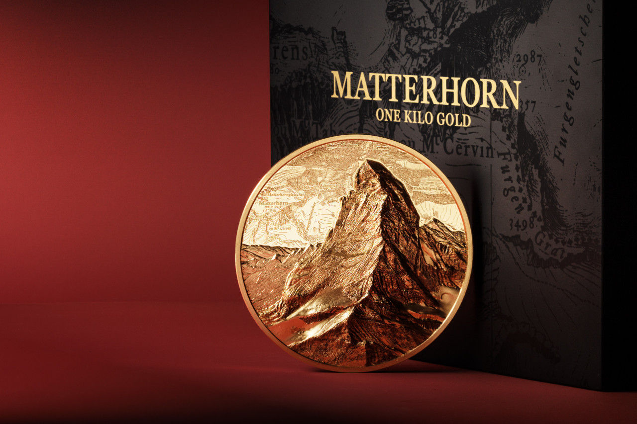 MATTERHORN 1 Kg Kilo 999.9 Gold Coin 250 Franken Switzerland 2025