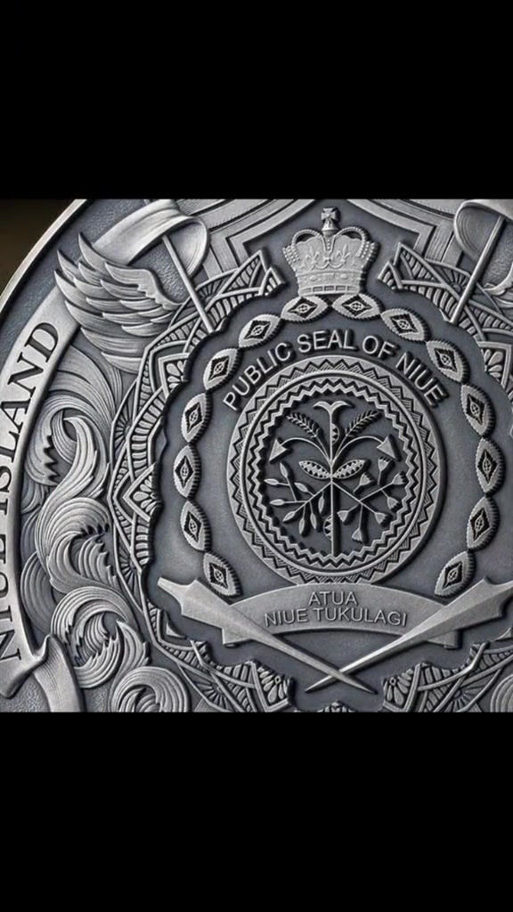 Miniaturbild: St. Michael: The Patron of Kyiv 5 oz Antique finish Silver Coin 10$ Niue 2024