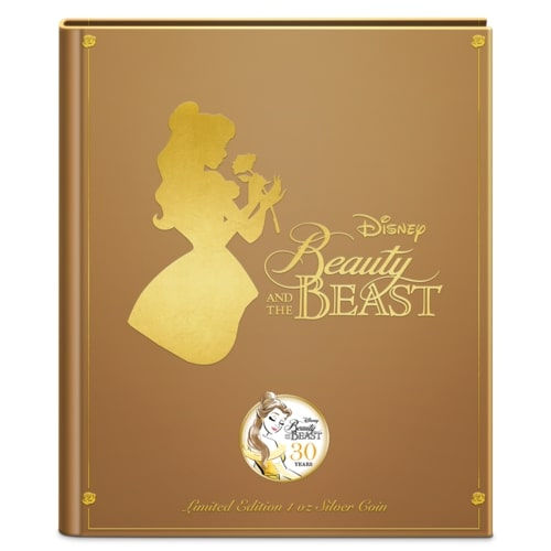 Miniatura: BEAUTY AND THE BEAST 30TH ANNIVERSARY DISNEY – 2021 1 OZ HEART SHAPED SILVER