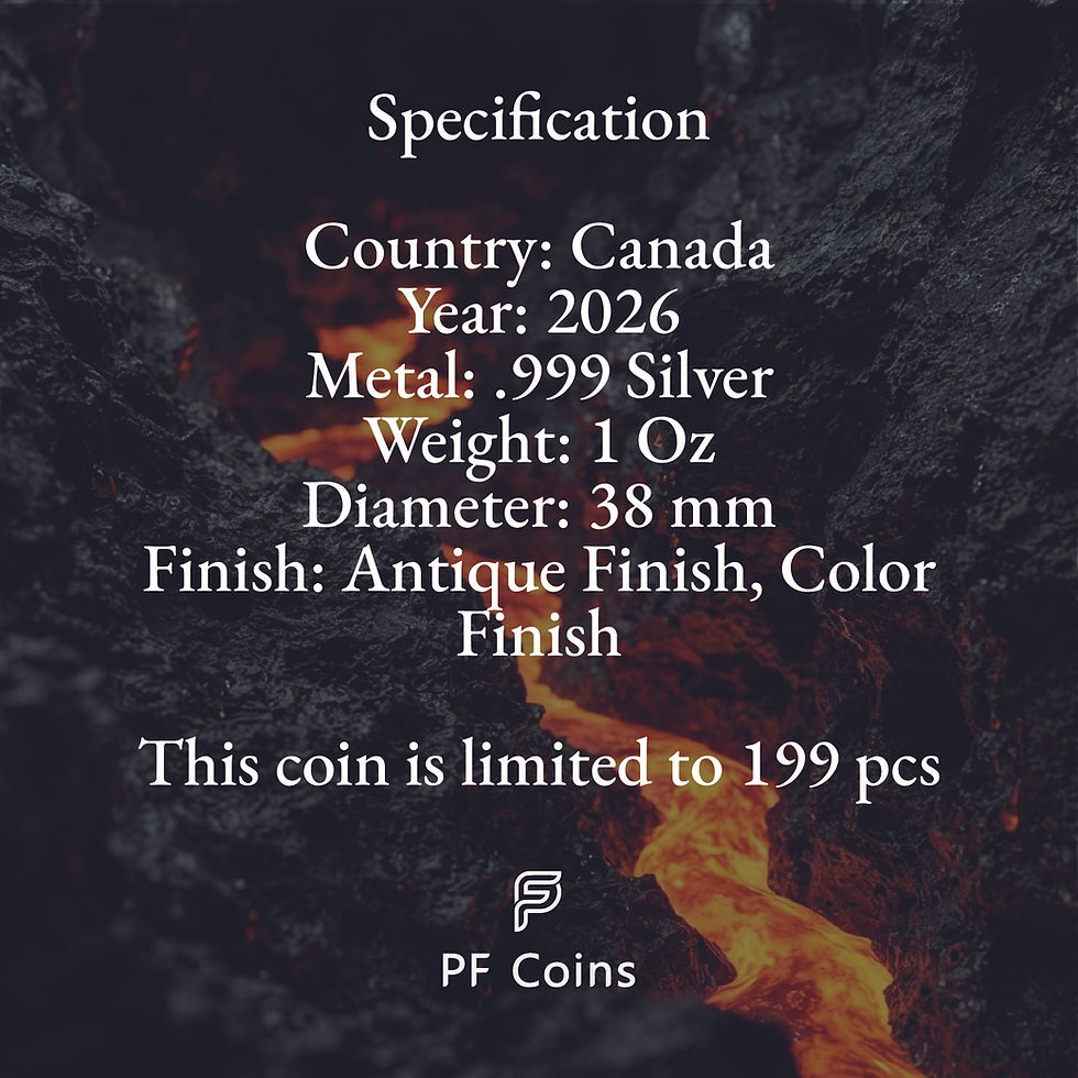 Miniatura: DRAGON GUARDIAN - 1 Oz 999.9 Silver Coin - 5$ Canada 2026