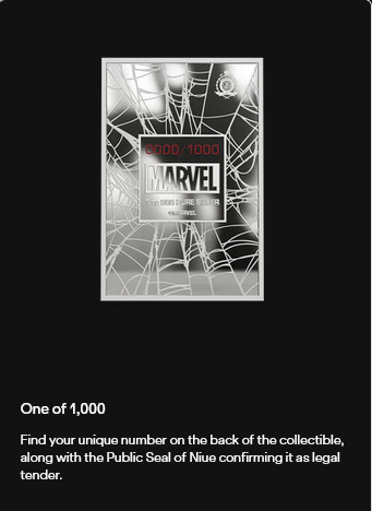 Miniatura: Marvel: Spider-Man No More! - 1 oz Silver Collectible Coin 2$ Niue 2026