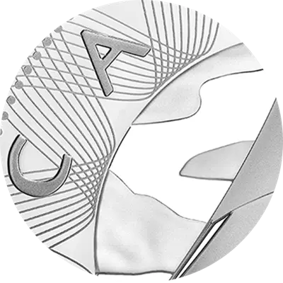 Thumbnail: Multilayered Bluenose - Fine Silver Coin - 10 cents Canada 2026