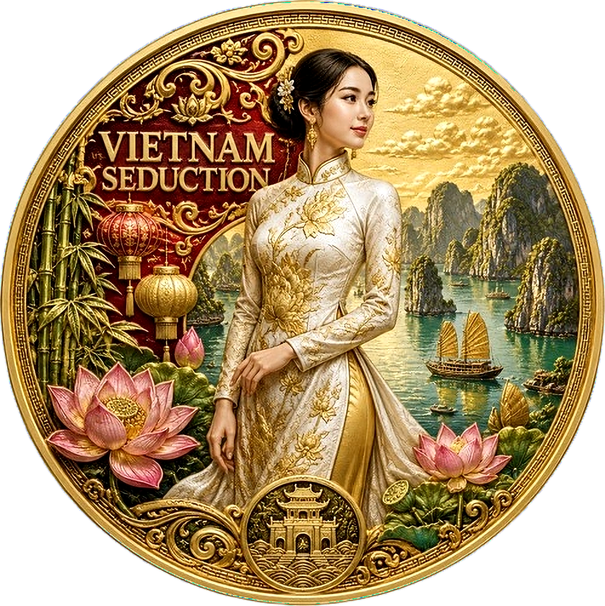 Vietnam Seduction: National Beauties 1 Oz .999 Copper Round 2026