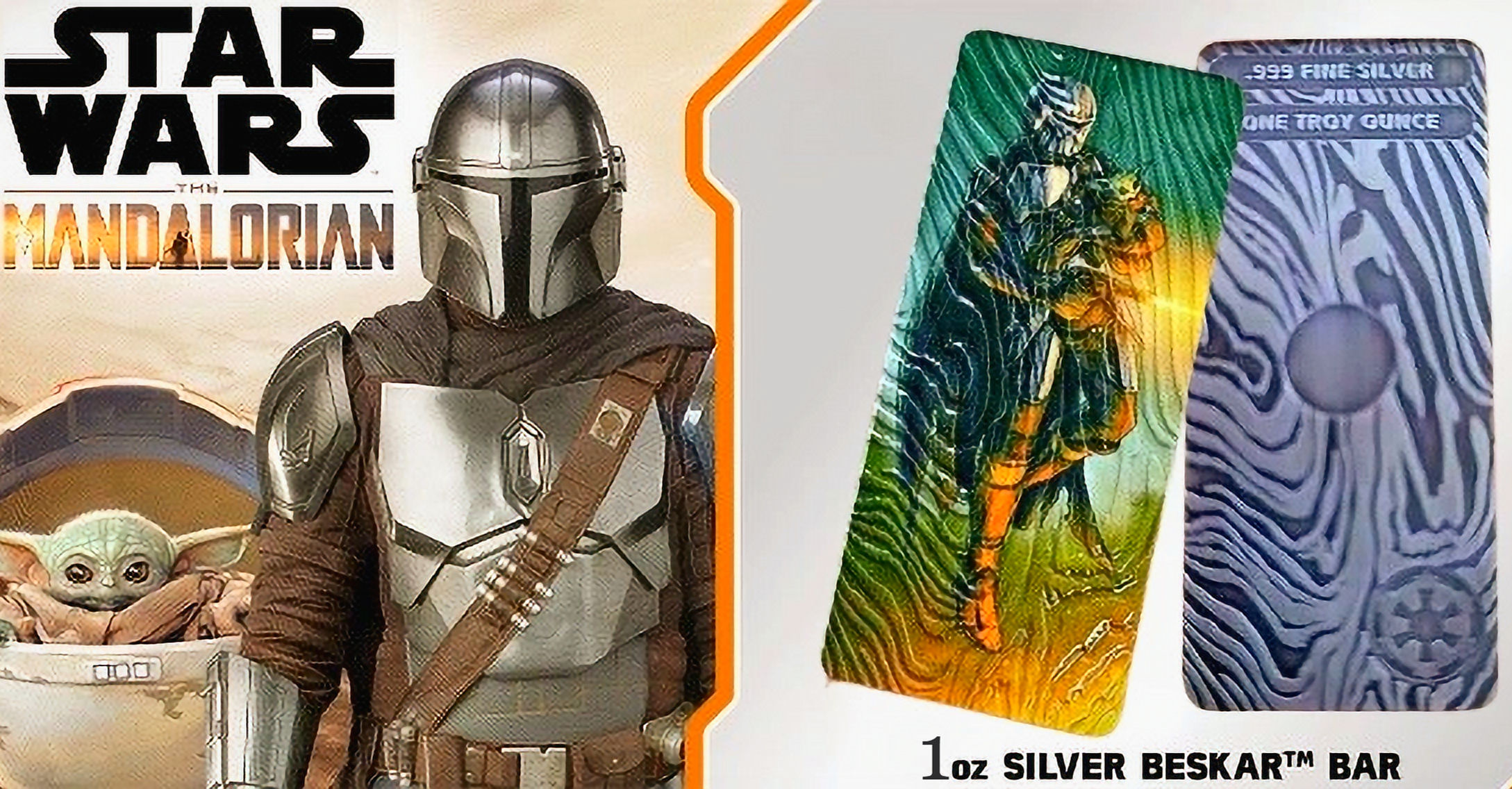 2023 Niue Mandalorian Beskar Bar Edition 1 oz Silver Coin