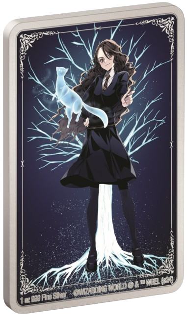 HARRY POTTER Patronus - Hermione Granger - 1oz Silver Coin $2 Niue 2024