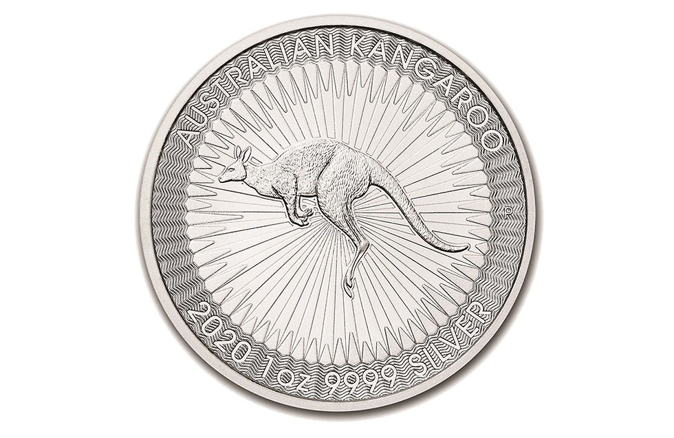 1 oz 2020 Australian Kangaroo Pure Silver Coin .9999