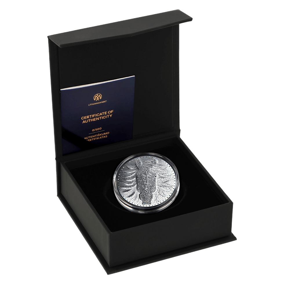 Miniatura: THE BLACK WATER HORSE - 2 oz .999 Silver coin - 5$ Niue 2026