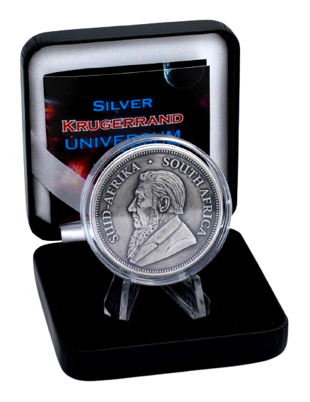 Miniatura: KRUGERRAND Universum 1 Oz Silver Coin 1 Rand South Africa 2022