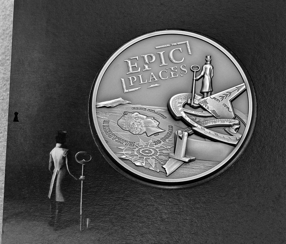 Miniatura: EL DORADO - Epickie Miejsca - Srebrna Moneta 3 Oz 20 $ Wyspy Cooka 2022