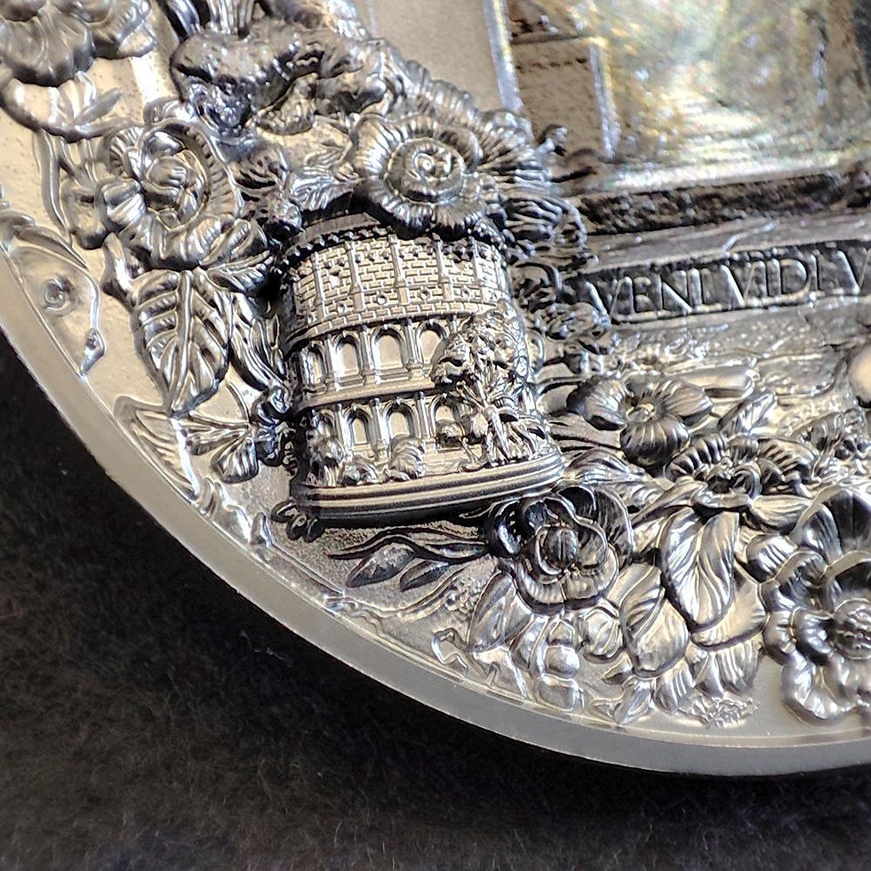 Miniatura: ROMA Monumental View Rome 3 Oz Silver Coin 20$ Cook Islands 2024