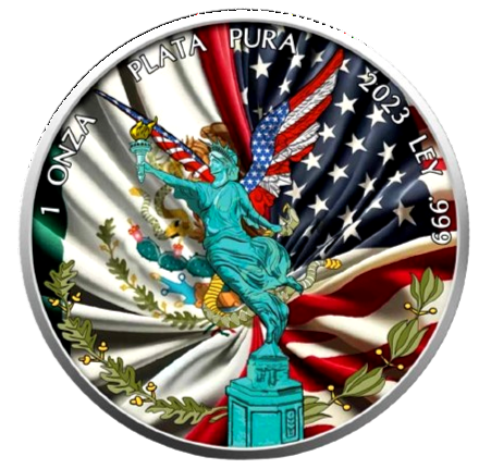 Thumbnail: 2023 Libertad Rio Grande Edition 1 oz Silver Colored Coin