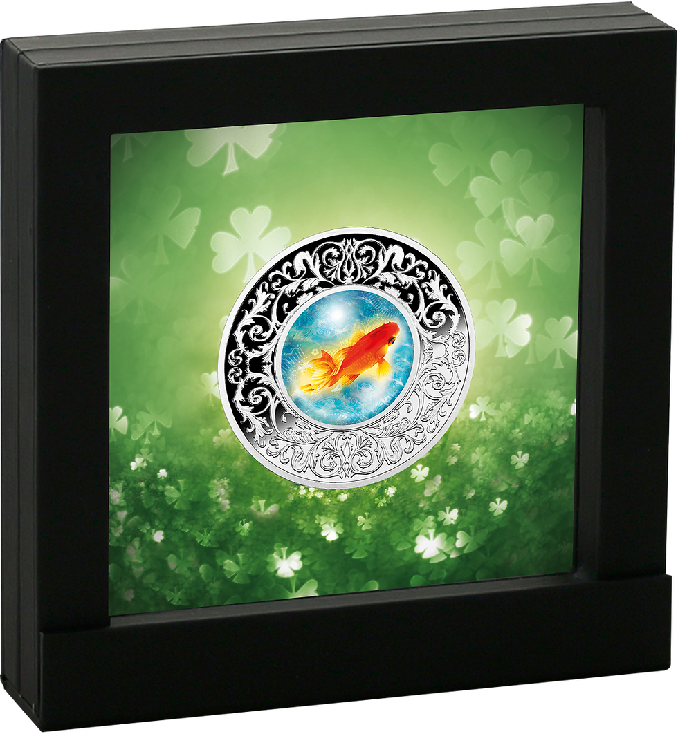 Miniature : GOLDFISH Silver Coin 500 Francs Cameroon 2024
