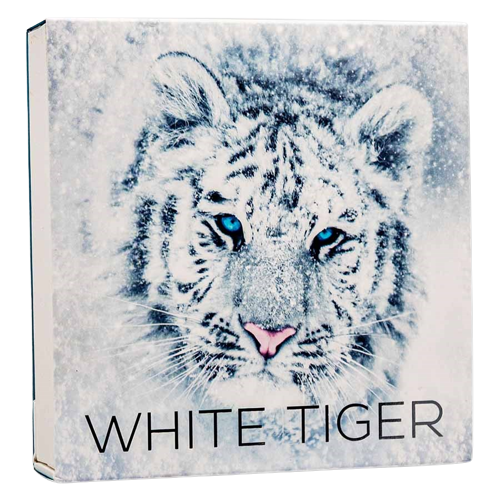 Miniature : White Hunters: White Tiger Frozen Effect 3 oz High relief Silver Coin Niue 2022