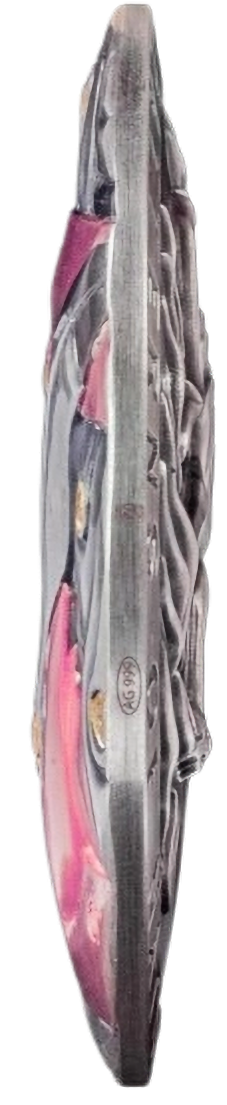 Miniatura: FLAMINGOS Patterns of Nature 5 Oz Silver Coin 50$ Liberia 2025