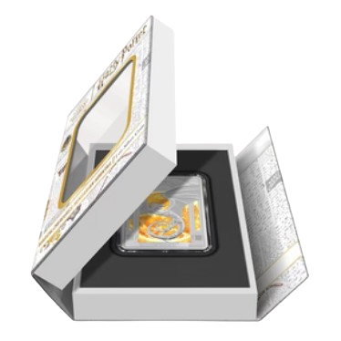 Miniatura: HARRY POTTER Magical Creatures – Hungarian Horntail 1oz Silver Coin $2 Niue 2024