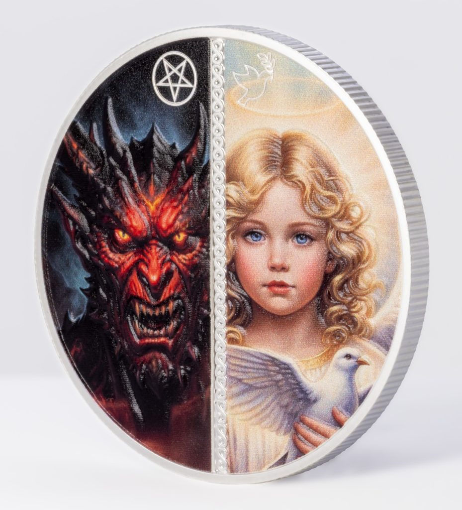 Miniatura: Angel & Devil - Good & Evil: Infinite Duality Paradox - 1oz 999 Silver 2026