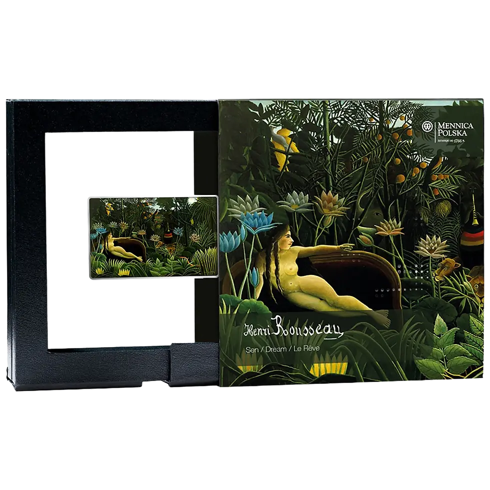 Miniaturbild: HENRI ROUSSEAU: The Dream - 17.50g .999 Silver Coin - 500 francs Cameroon 2026