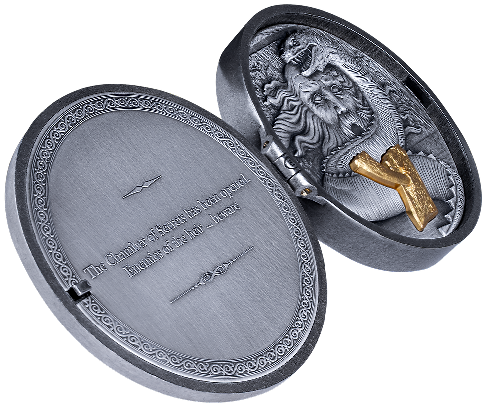 Miniatura: Harry Potter: CHAMBER OF SECRETS - 5oz .999 Silver Coin - 10$ Samoa 2026