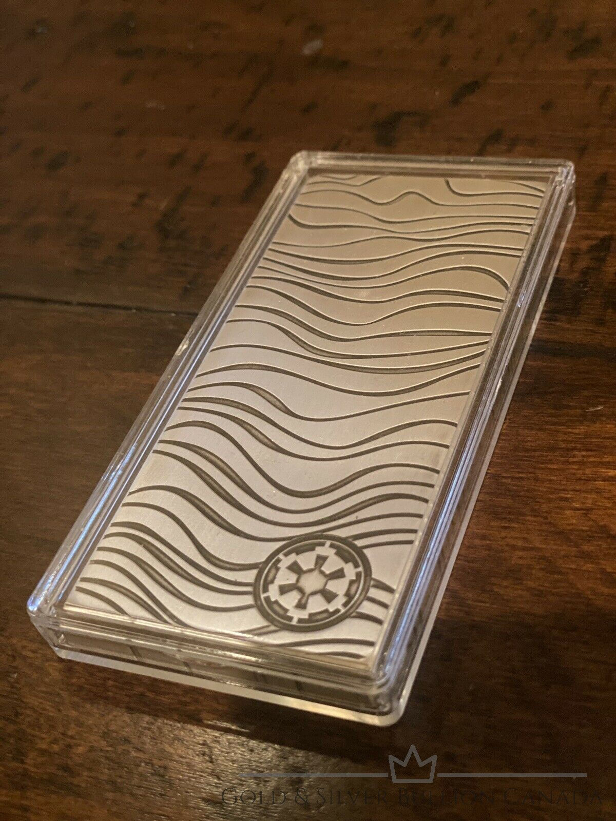 2021 Niue 10 uncji Srebra 20 $ Disney Star Wars Oficjalny Mandalorian Beskar Bar