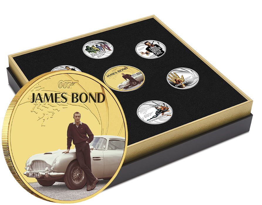 2024 James Bond – Sean Connery 7-coin Silver Proof Coin Set