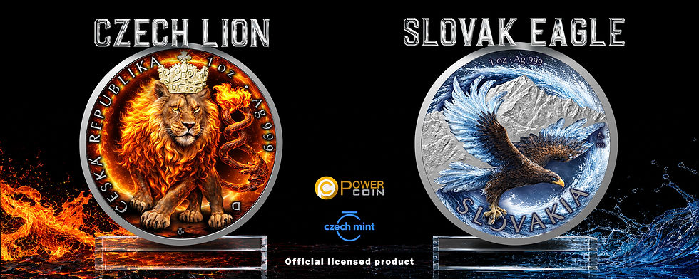 Thumbnail: SLOVAK EAGLE Four Elements Official Edition 1 Oz Silver Coin 2$ Niue 2026