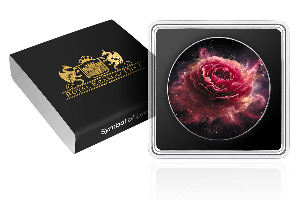 Miniatura: Rose: Flowers of Life series - 1oz .999 Silver 1$ USA 2025