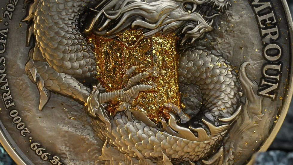 Miniature : Monkey King - 2oz .999 High Relief Silver Coin - 2000 Francs CFA Cameroon 2025