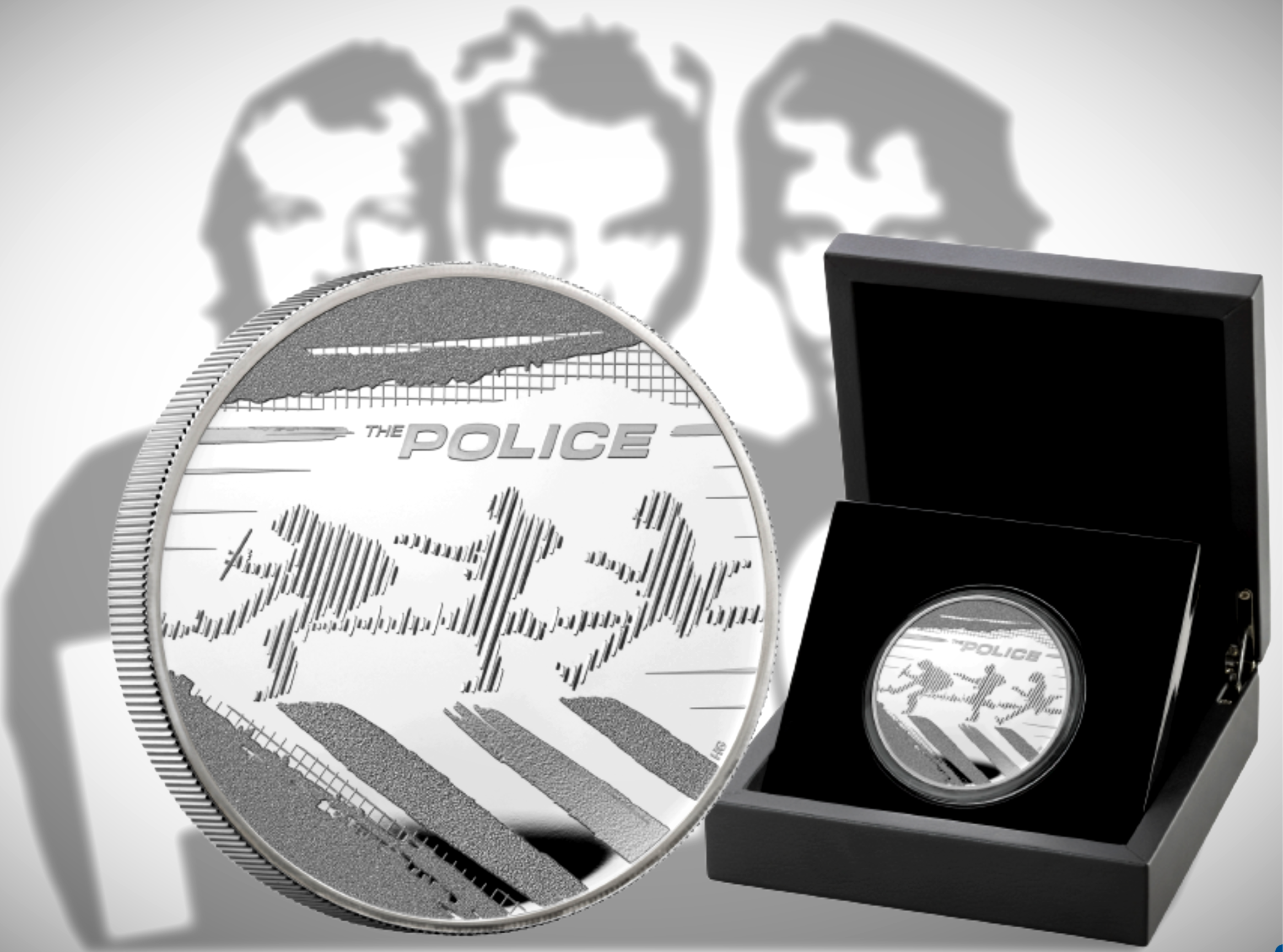 THE POLICE 5Oz .999 Silver United Kingdom 2023