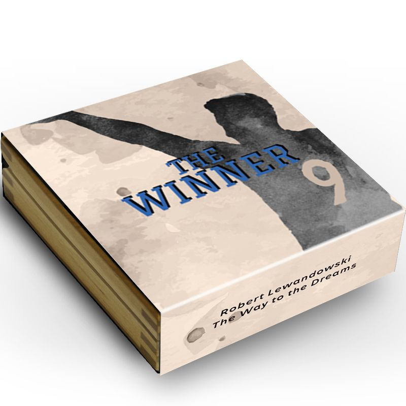 Miniatura: Winner - Robert Lewandowski The way to the dreams 2oz Silver 5$ Niue 2023