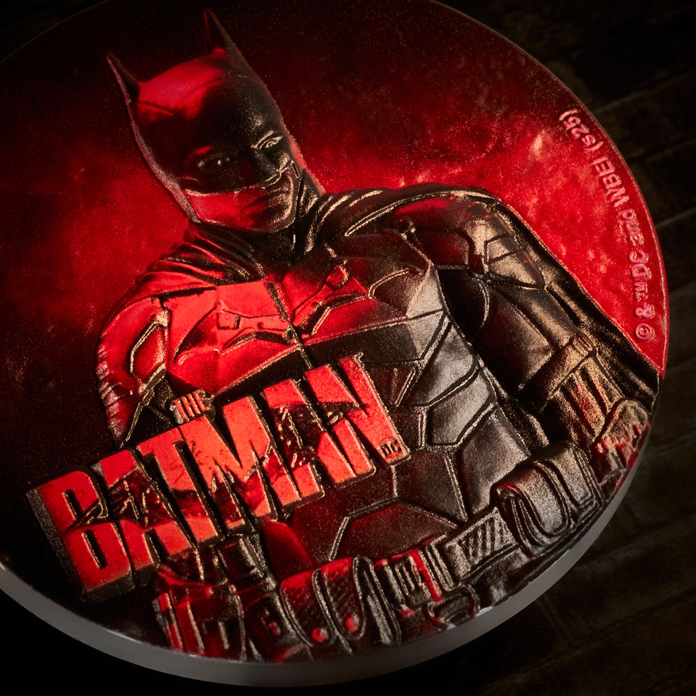 Miniature : The Batman, Gotham - 200g .999 High Relief Silver Coin - 15$ Niue 2026
