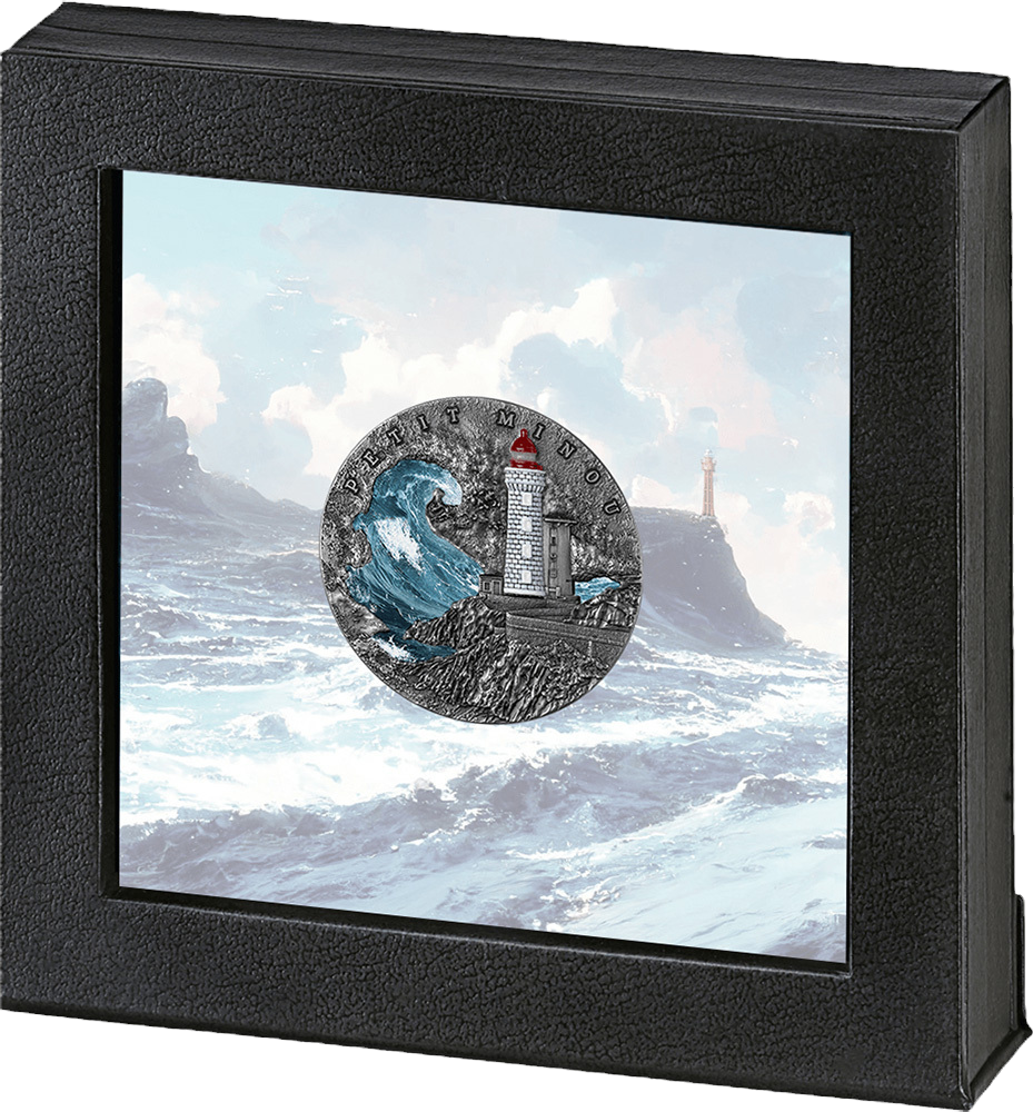 Thumbnail: LIGHTHOUSE PETIT MINOU 2 Oz Silver Coin 5$ Niue 2022
