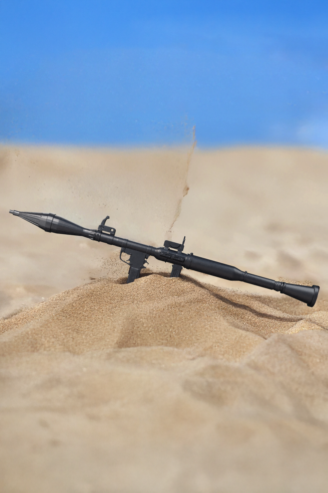 Thumbnail: Rocket Launcher - Realistic Weapon Series - 2oz .999 Black Obsidian Silver Coin