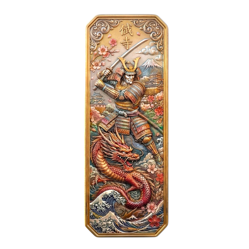 カナダ純銅1oz 六角形（無着色）10枚 ANCIENT LEGACIES: JAPAN - 1oz .999 24kt Gold Glided Colorized
